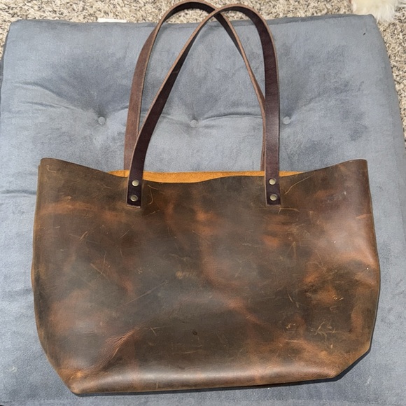 Portland Leather Goods Large Classic Tote in Canyon - Picture 2 of 5
